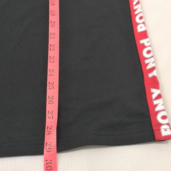 NWT Pony Bqsic Casual tee t-shirt black - Picture 7 of 7